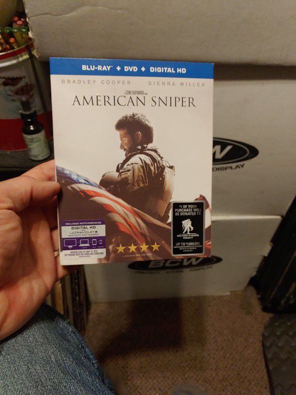 American Sniper Blu-ray & dvd