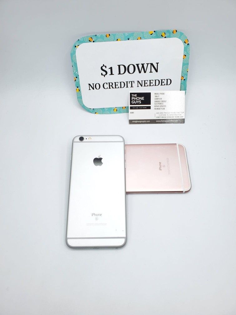 Apple IPhone 6s - 90 DAY WARRANTY - $1 DOWN - NO CREDIT NEEDED
