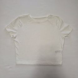 White crop top