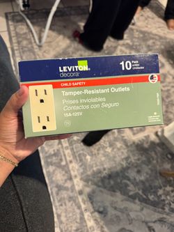 Leviton tamper resistant outlets