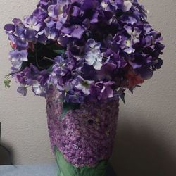 Vase Grande De Una Hotencia Al Igual Que Las Flores Artificiales 