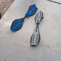 2 Rip Sticks Aka 2 Wheel  Skateboards