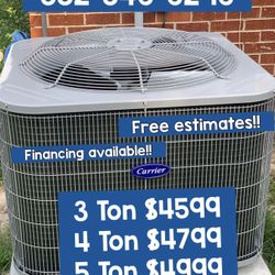Central Air Conditioning And Heating Systems Installed 