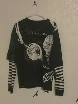 Civil Regime long sleeve thermal shirt size large box fit