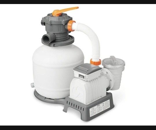 Bestway Above Ground Pool Sand Filter Pump
Model #58500E
2200 gallon pump
This will keep any above ground pool clean & crystal clear
$300 FIRM