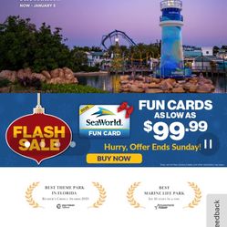 5 Sea World Passes 