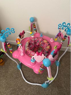 Bright Starts Disney Baby MINNIE MOUSE PeekABoo Baby Activity Center Jumper