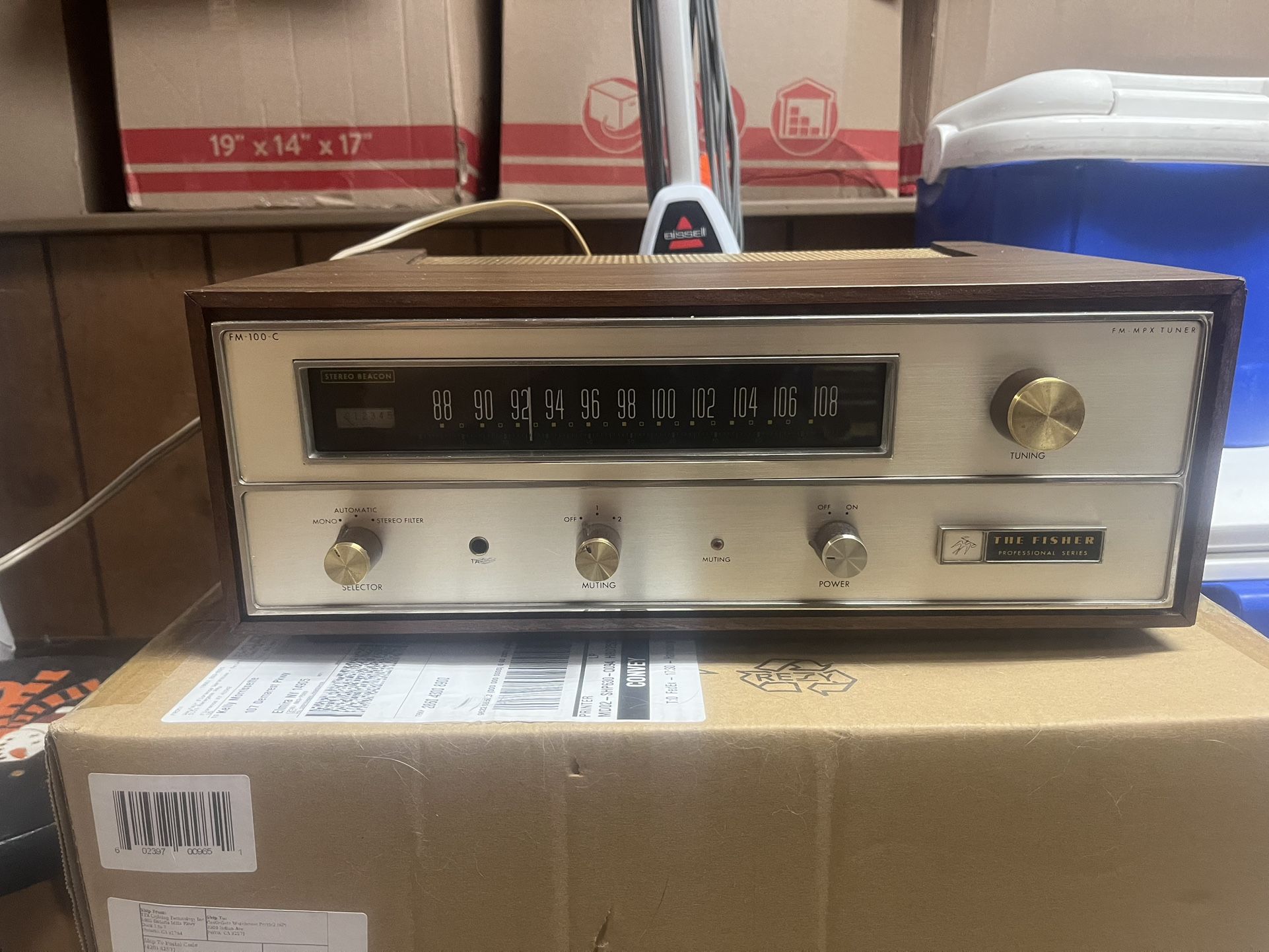 Beautiful Vintage Fisher Tuner Late 60’s