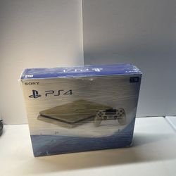PlayStation 4 Slim Console - Limited Edition Gold - 1TB