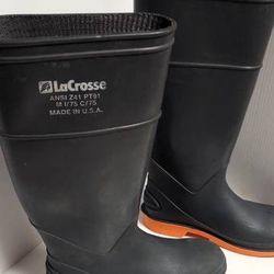 LaCrosse Steel Safety Toe Rubber Waterproof Boots