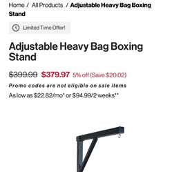 Boxing Rack (Titan Fitness)