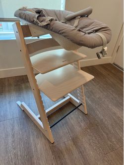Stokke Tripp Trapp High Chair + Newborn Set (Natural/Grey)