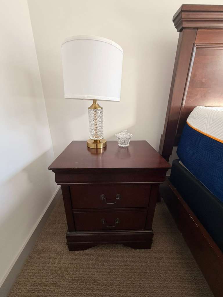 Wood nightstands