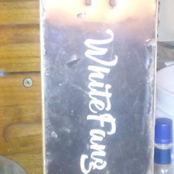 Brand New In Plastic White Fang Skateboard