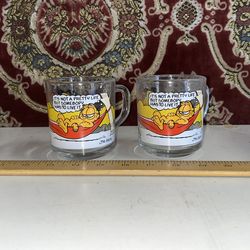 Vintage Garfield, Jim Davis 1978 McDonalds “Not A Pretty Life” Mug