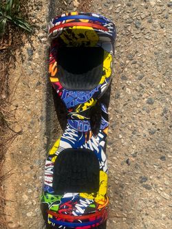 Hoverboard Self-Balancing Scooter Graffiti Print