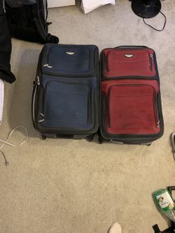 2 suitcases