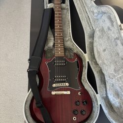 Electric Guitar, Guitar Case, Guitar Strap, Guitar Stand, Amp.