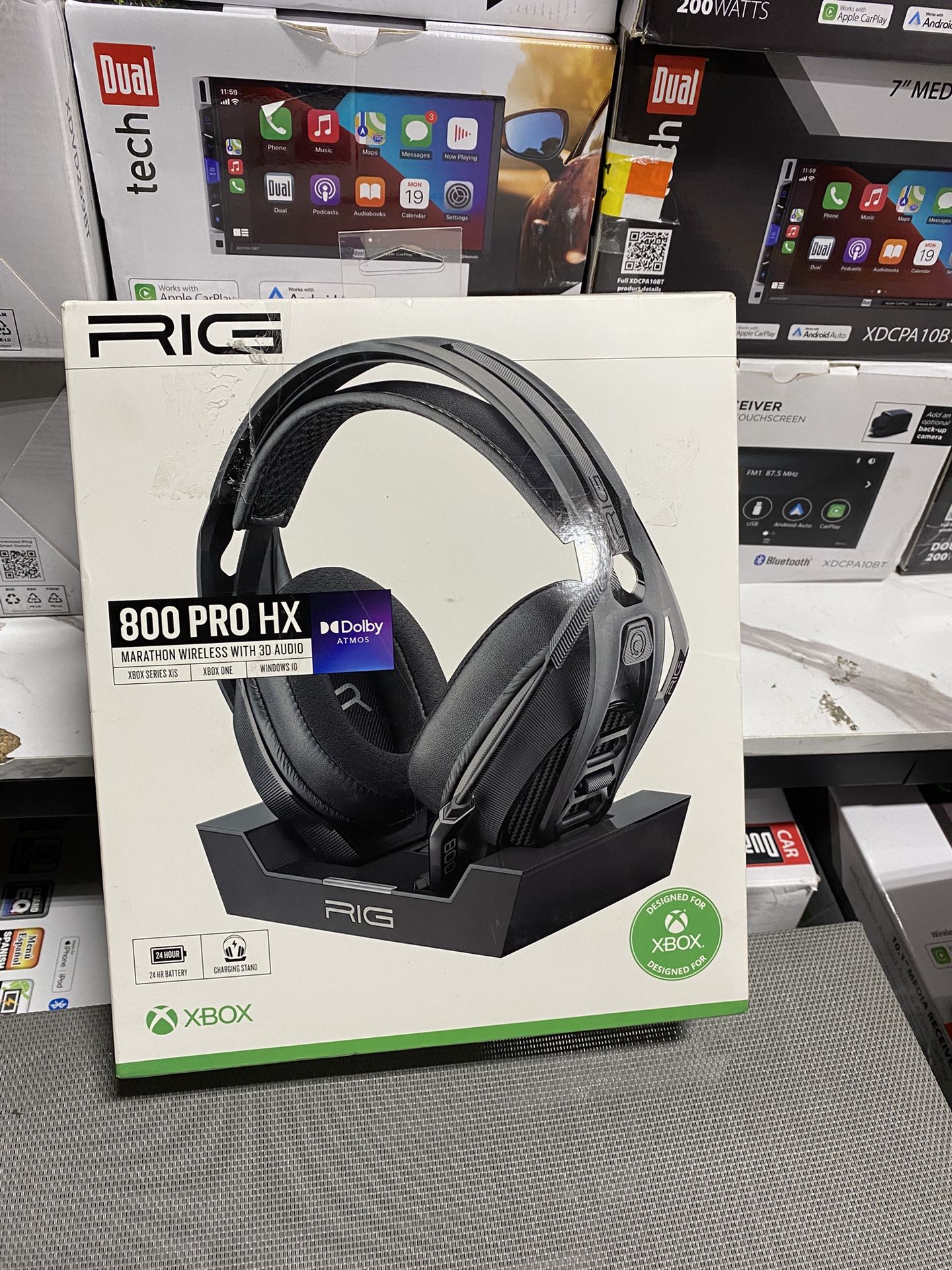 Wireless Gaming Headset and Base Station for Xbox One, X/S, PlayStation & PC - Black