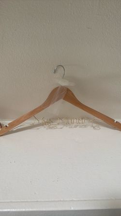Custom Wedding Hangers for Bride and Groom