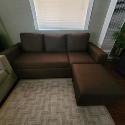 Sofa and Ottoman $200