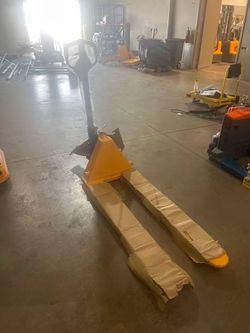Used Hydraulic Pallet Jack A-1006(Nylon)| 48" x 21" Forks | Nylon Wheels