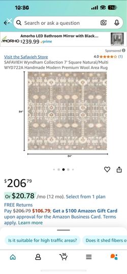 New rug size 8x10