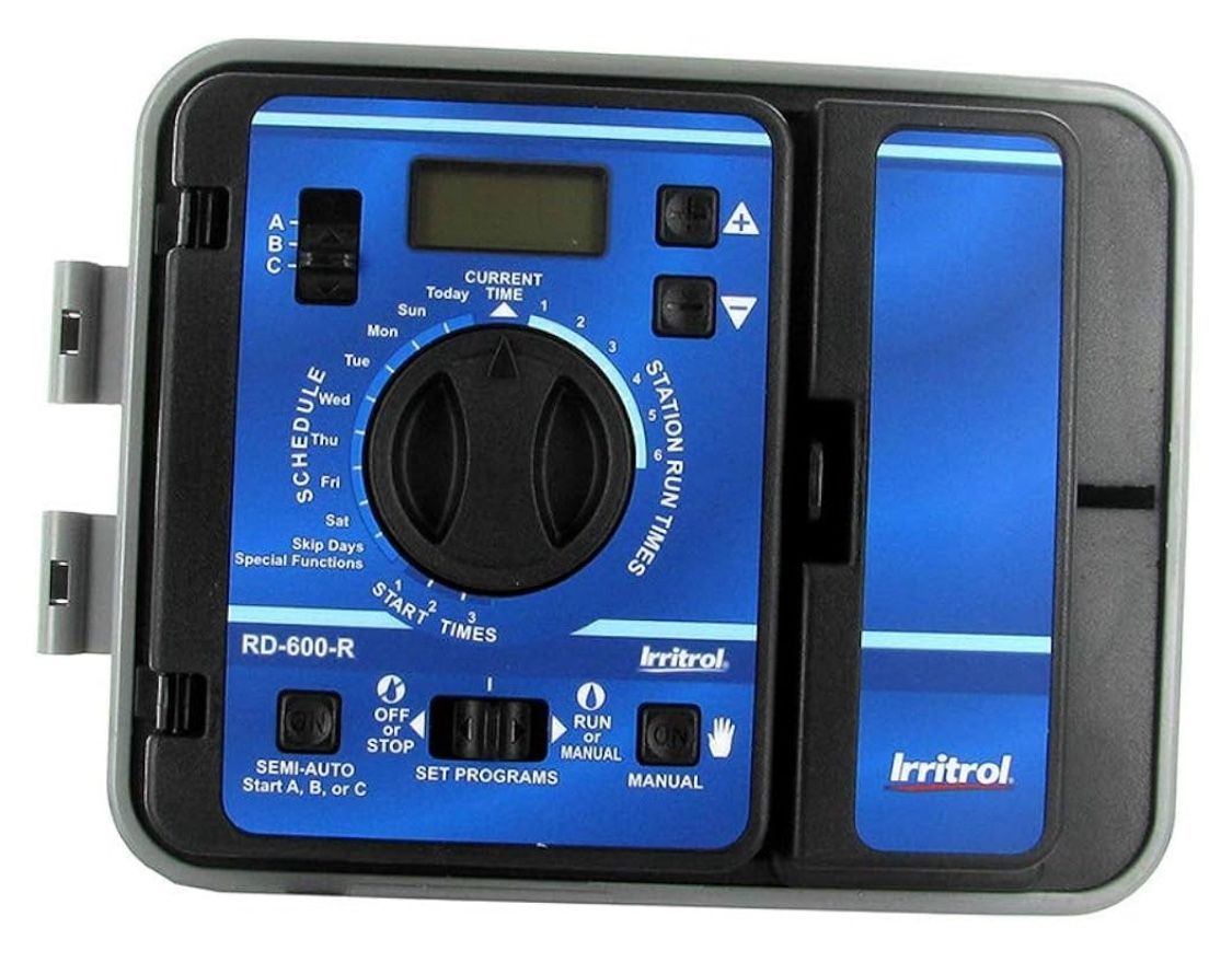 Irritrol RD600-EXT-R Rain Dial 6 Station Outdoor Irrigation Controller 100+ bought in past month