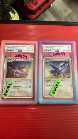 2010 Heart Gold Soul Silver Latios Latias Special Pack Promos PSA 10/9 sequential SWIRLED UP 🌀🌀