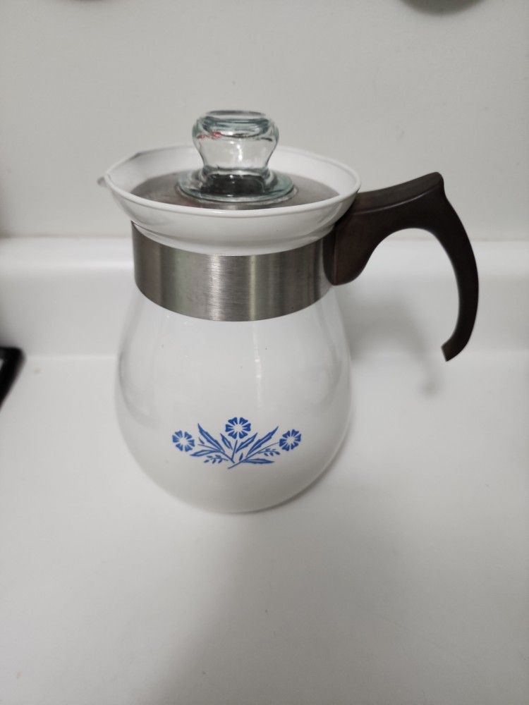 Vintage 2qt Corningware Coffee Pot