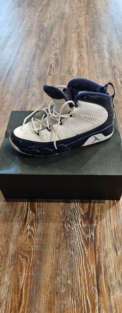Jordan White and blue