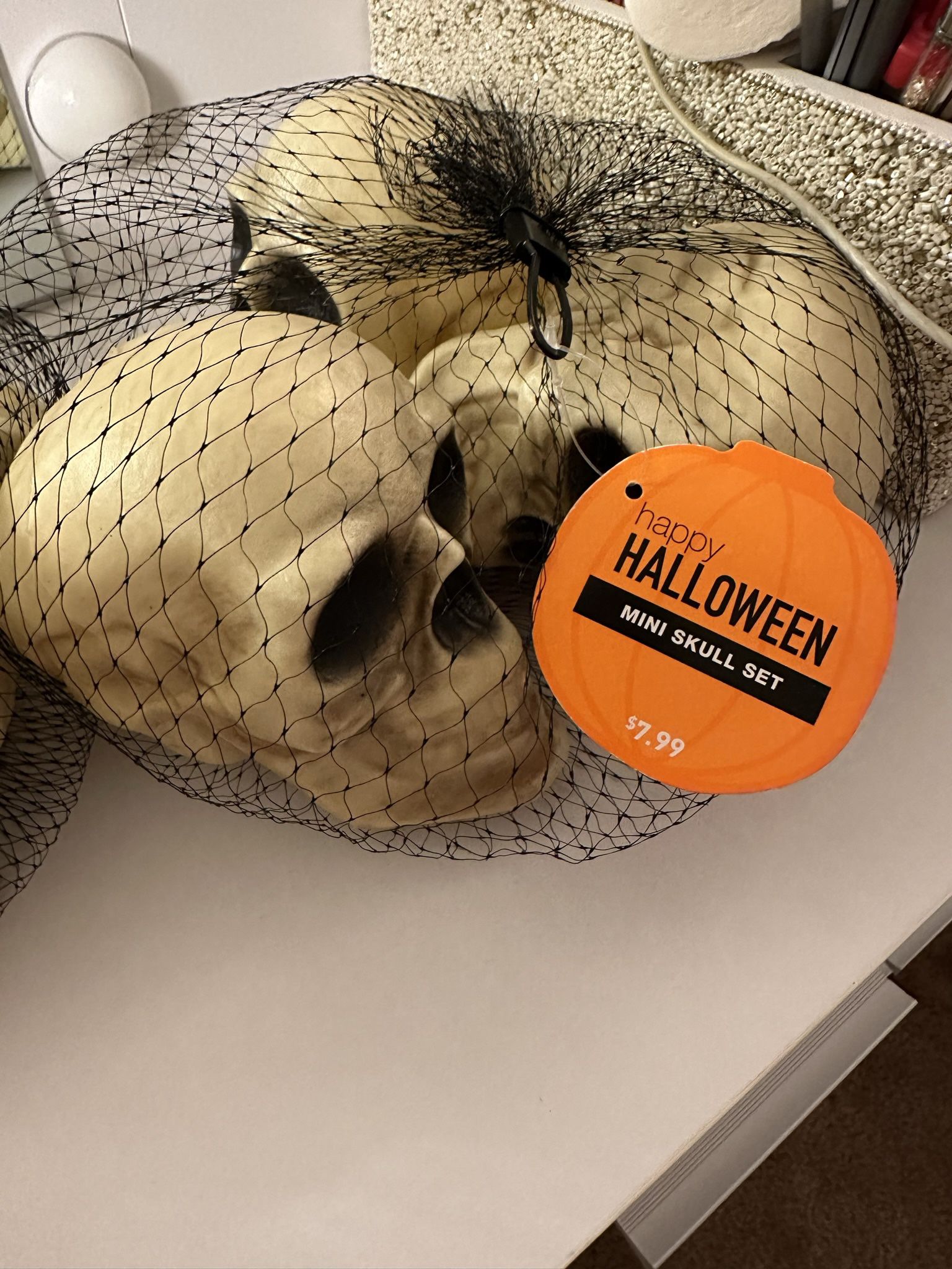 Happy Halloween Skull Set [Set Of 3] Three Pack