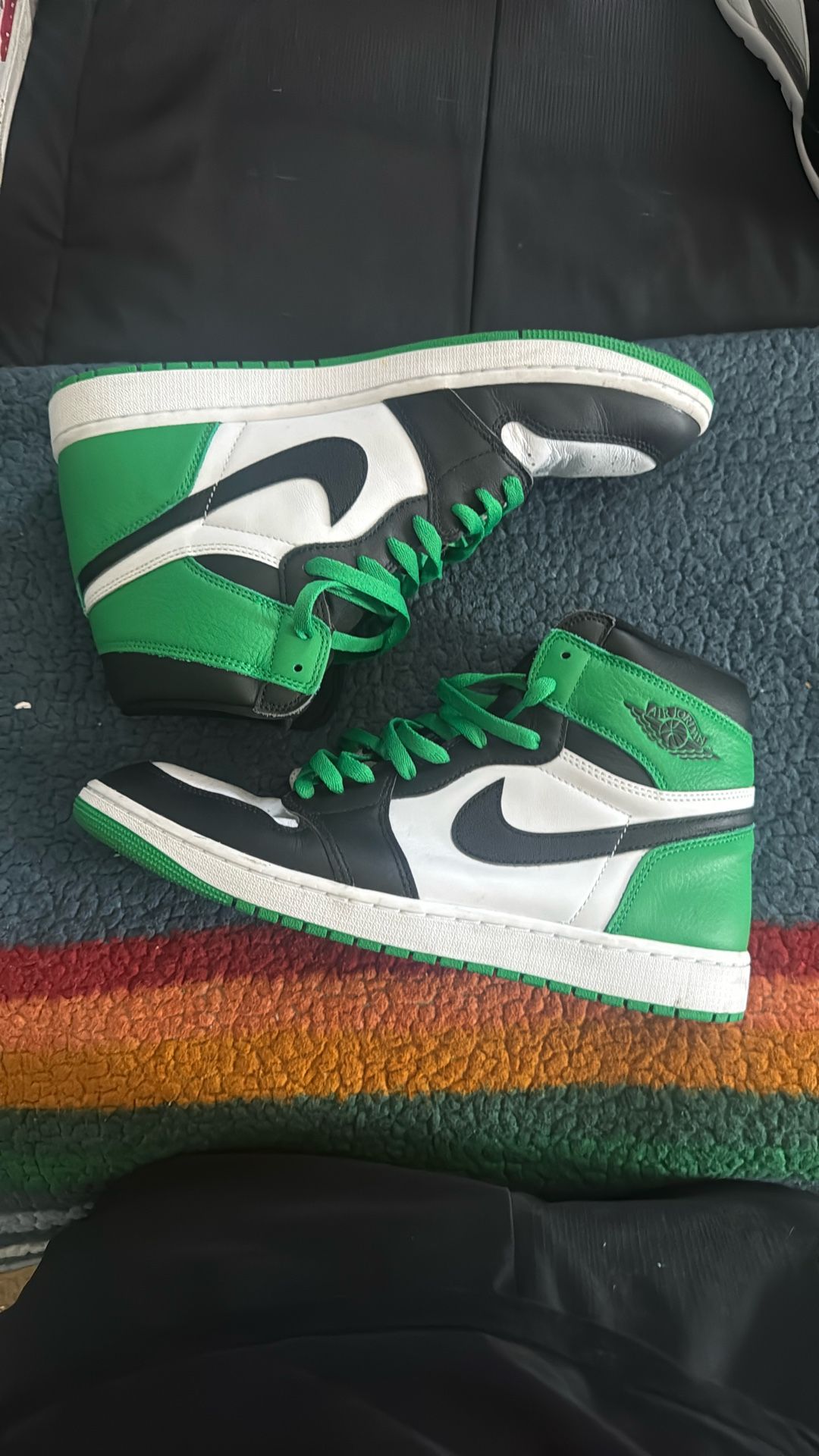 Jordan 1 Retro High Lucky Greens Sz 13