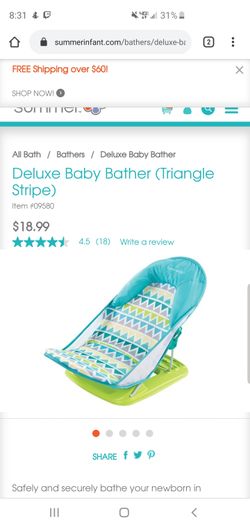 Deluxe baby bather