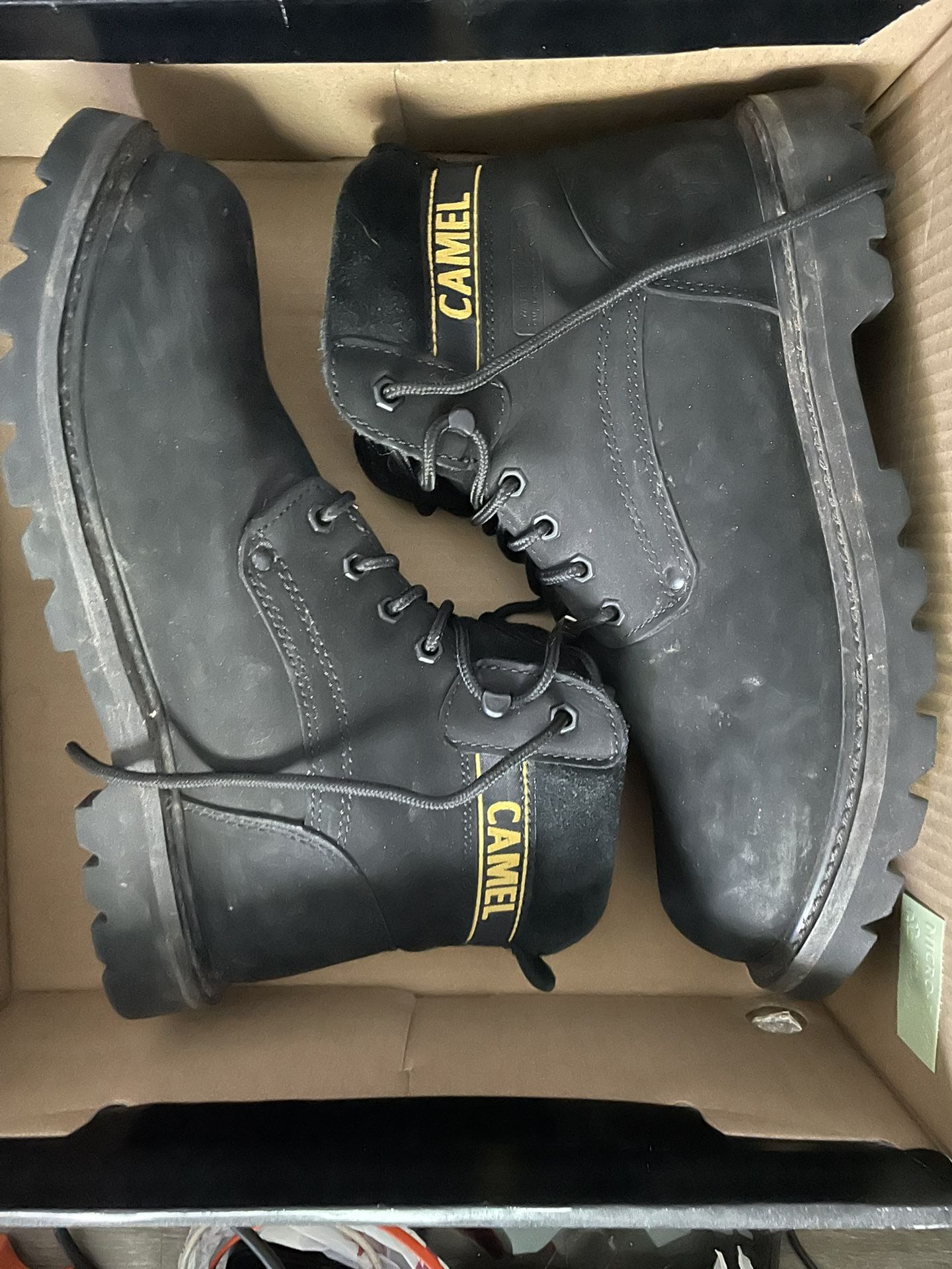 Camel Work Boots