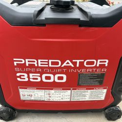 Predator 3,500 Watt Super Quiet Generator