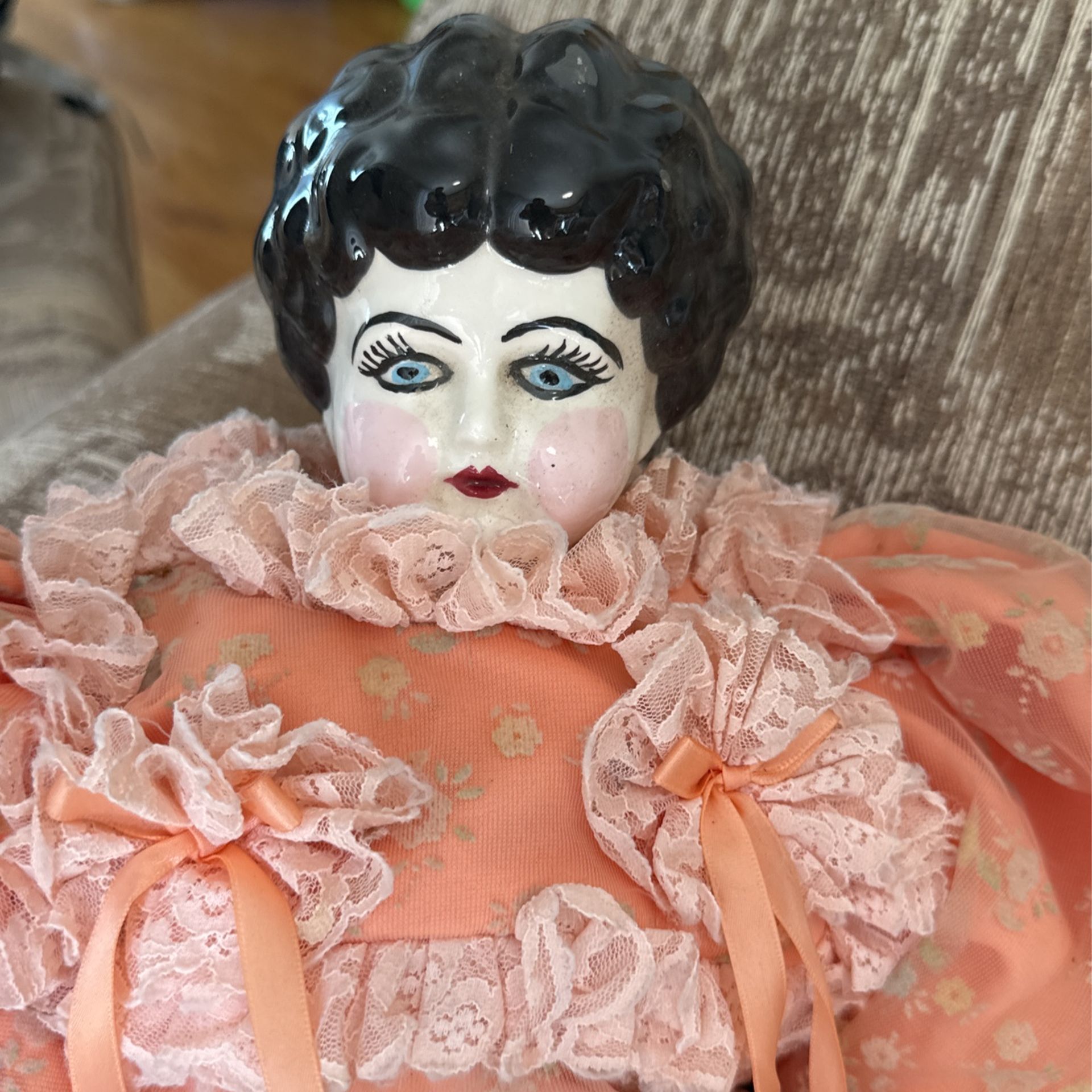 Vintage Porcelain Doll.
