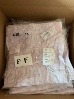 (FF) 25-Piece Women’s Plus Size 1X Pajama & Shorts Reseller Wholesale Lot