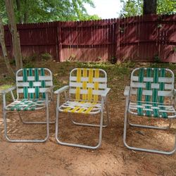 Folding chairs