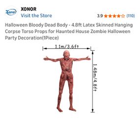 Inflatable corpse