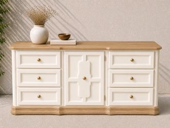 American of Martinsville Swiss Coffee Buffet / Dresser