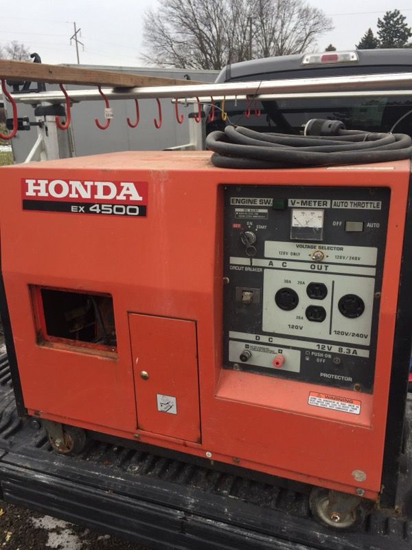Honda ex4500 generator for Sale in Walla Walla, WA OfferUp