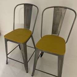 Metal chairs