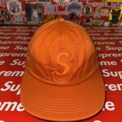 Supreme F/W 17 Orange Tonal S Logo 6 Panel 