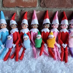 Not The Elf On The Shelf/ Purple Elf/ Pink Elf/ Blue Elf/ Green Elf / Baby Elf