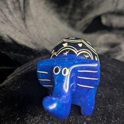 Hand Carved Soapstone Elephant 