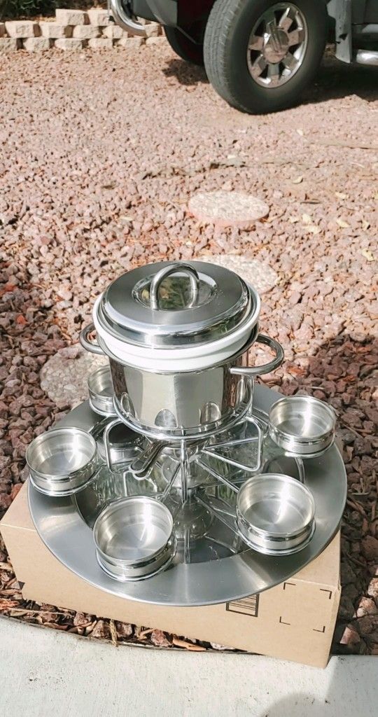 Tramontina Inox 18/10 Brasil Fondu Rotating Server