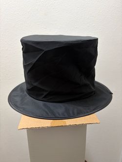 Collapsible top hat, black adult