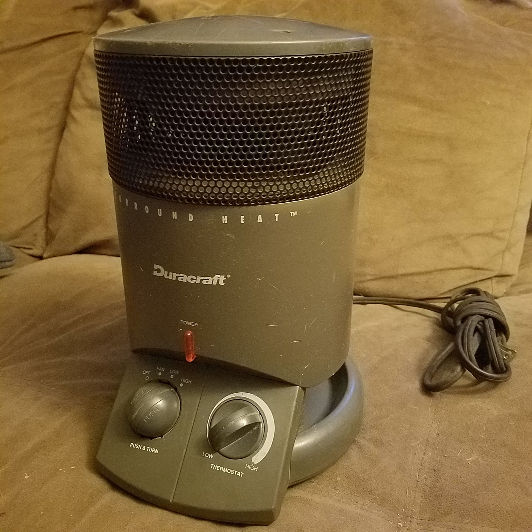 Duracraft/Honeywell 360 surround space heater