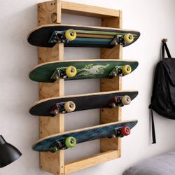 Skateboard Wall Rack